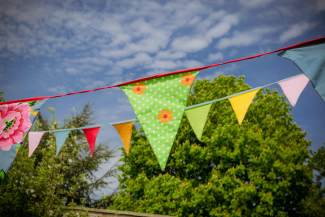 image of colourful bunting